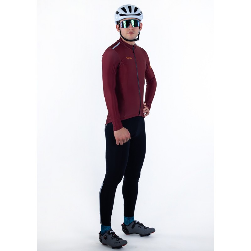 Stelvio Thermal Cycling Jersey Blue | GRAVEL CYCLING