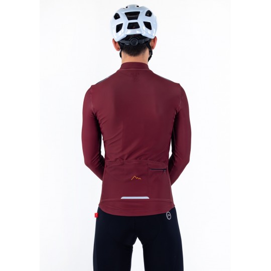 Stelvio Thermal Cycling Jersey Blue | GRAVEL CYCLING