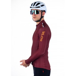 Stelvio Thermal Cycling Jersey Blue | GRAVEL CYCLING