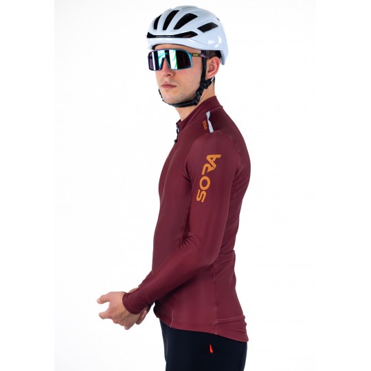 Stelvio Thermal Cycling Jersey Blue | GRAVEL CYCLING