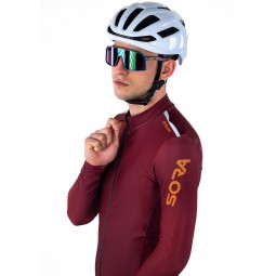 Stelvio Thermal Cycling Jersey Blue | GRAVEL CYCLING