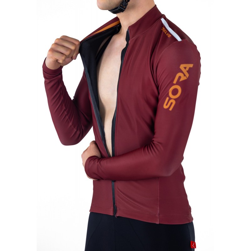Stelvio Thermal Cycling Jersey Blue | GRAVEL CYCLING