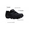 Dviratininko batai Shimano SH-XC100M 45.0 SH-XC100M 45.0