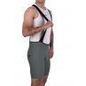 Men's Grey Road Racer Bib Shorts | FOR CYCLISTS