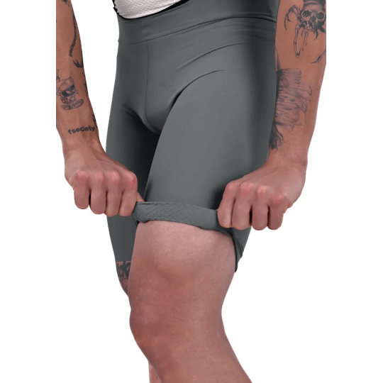 Men's Grey Road Racer Bib Shorts | FOR CYCLISTS