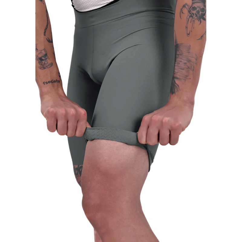Men's Grey Road Racer Bib Shorts | FOR CYCLISTS