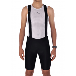 Men's Black Road Racer Bib Shorts | SORACYCLING