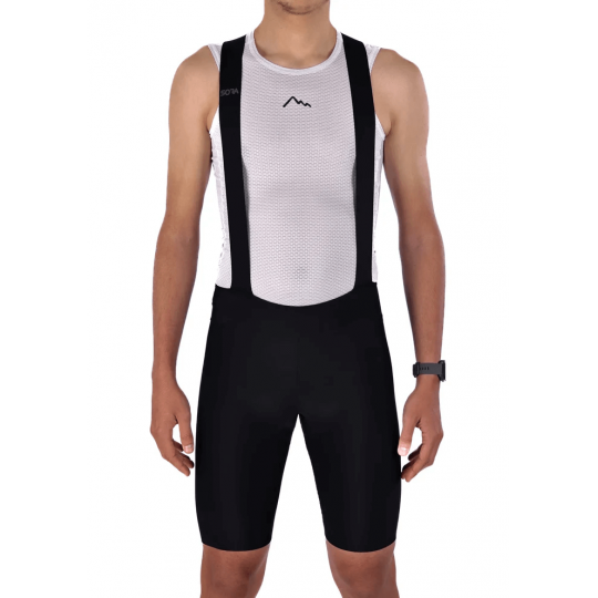 Men's Black Road Racer Bib Shorts | SORACYCLING
