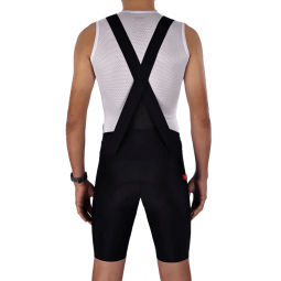 Men's Black Road Racer Bib Shorts | SORACYCLING