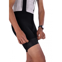 Men's Black Road Racer Bib Shorts | SORACYCLING