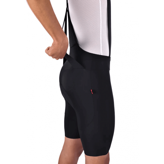 Men's Black Road Racer Bib Shorts | SORACYCLING