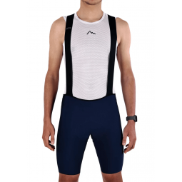 Men's Navy Blue Road Racer Bib Shorts | SORACYCLING