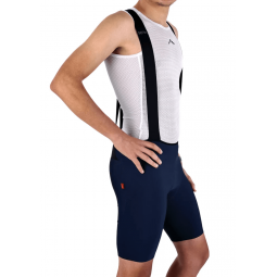 Men's Navy Blue Road Racer Bib Shorts | SORACYCLING