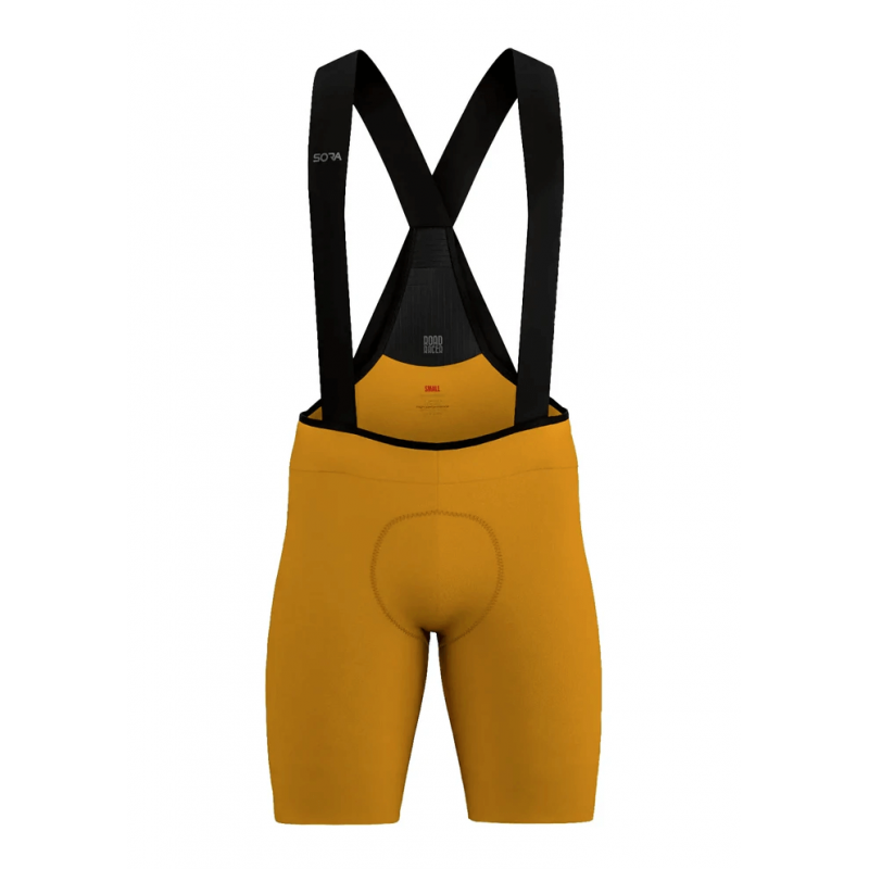 Men's Mustard Road Racer Bib Shorts | SORACYCLING