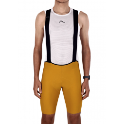 Men's Mustard Road Racer Bib Shorts | SORACYCLING