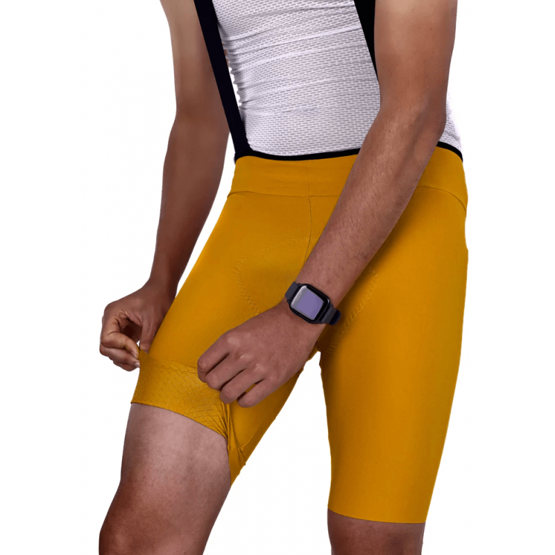 Men's Mustard Road Racer Bib Shorts | SORACYCLING