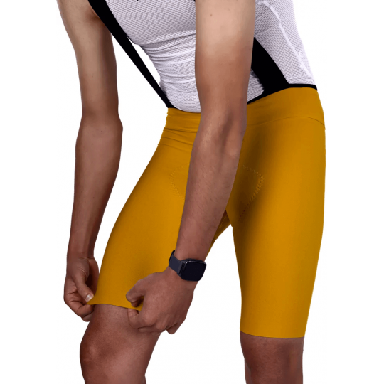 Men's Mustard Road Racer Bib Shorts | SORACYCLING