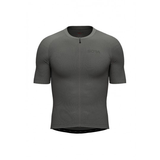 Grey Climb Core Cycling Jersey | SORACYCLING