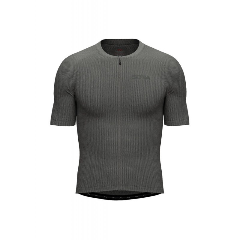 Grey Climb Core Cycling Jersey | SORACYCLING
