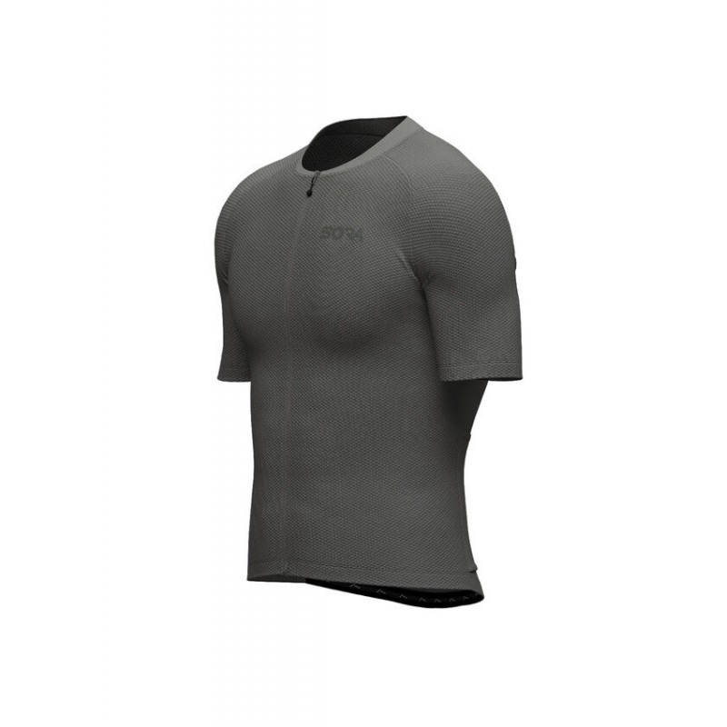 Grey Climb Core Cycling Jersey | SORACYCLING