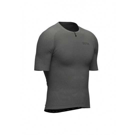 Grey Climb Core Cycling Jersey | SORACYCLING