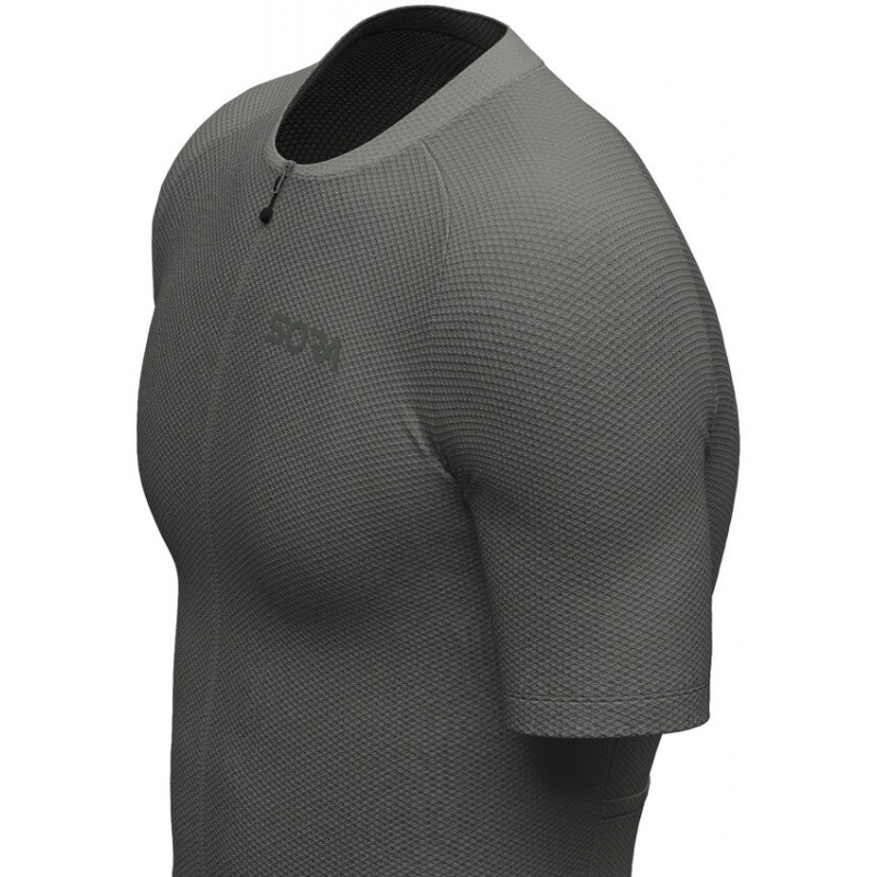 Grey Climb Core Cycling Jersey | SORACYCLING