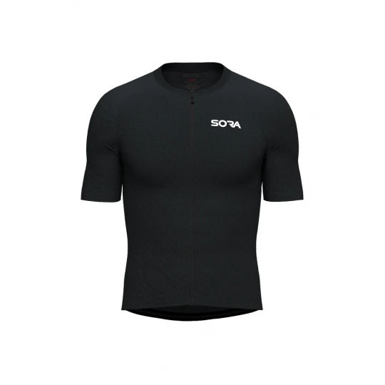 Black Climb Core Cycling Jersey | SORACYCLING