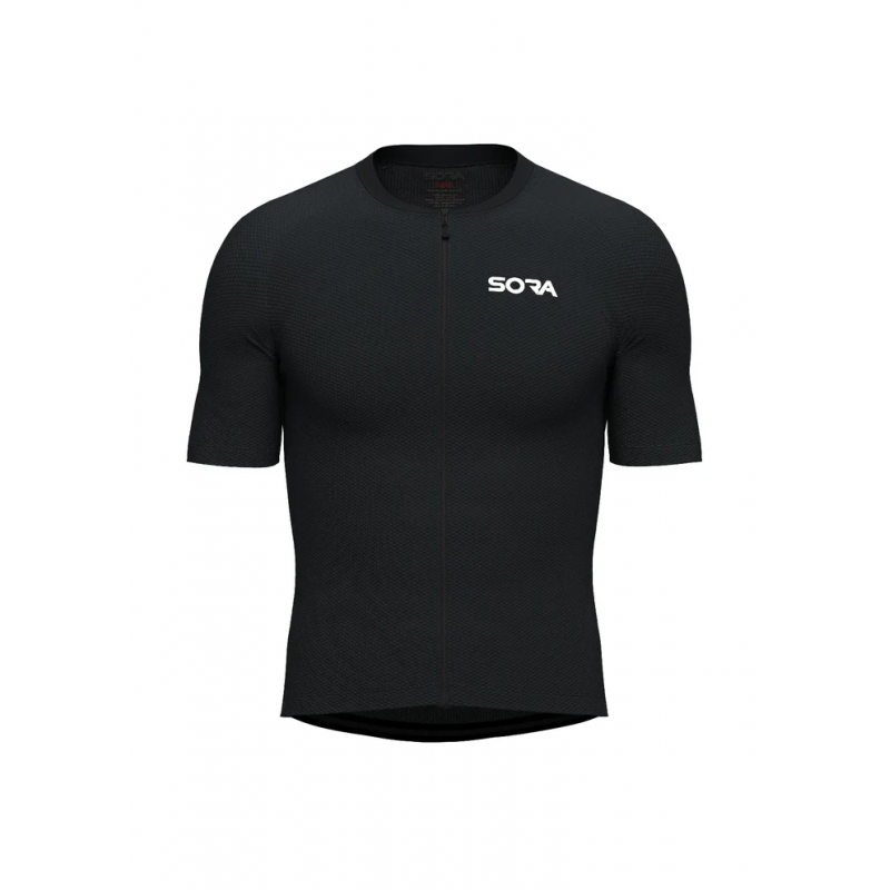 Black Climb Core Cycling Jersey | SORACYCLING