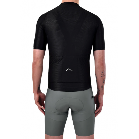 Black Climb Core Cycling Jersey | SORACYCLING