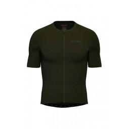 Khaki Climb Core Cycling Jersey | SORACYCLING