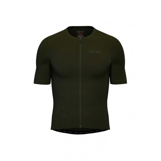 Khaki Climb Core Cycling Jersey | SORACYCLING