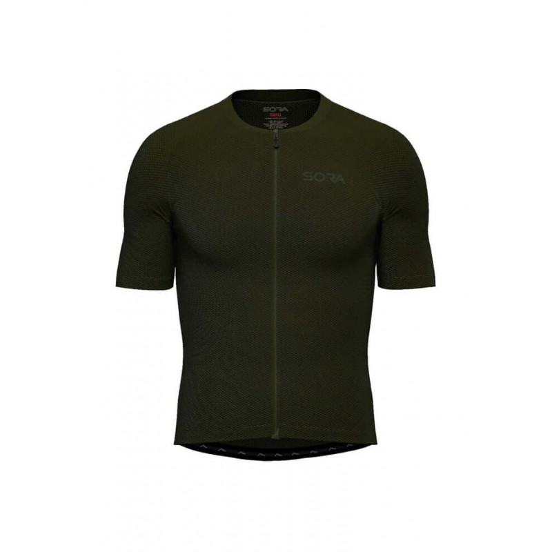 Khaki Climb Core Cycling Jersey | SORACYCLING