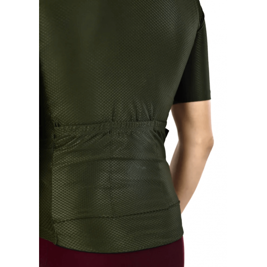Khaki Climb Core Cycling Jersey | SORACYCLING