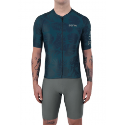 Navy Blue Classic Cycling Jersey | Lautrex.lt