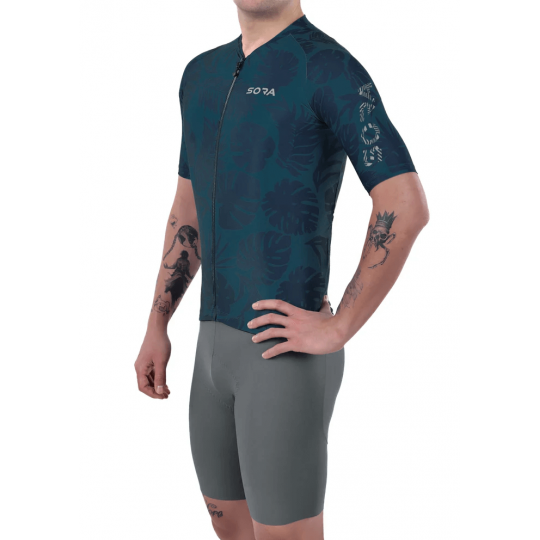 Navy Blue Classic Cycling Jersey | Lautrex.lt