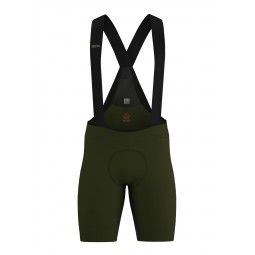 Men's Khaki Road Racer Bib Shorts | SORACYCLING