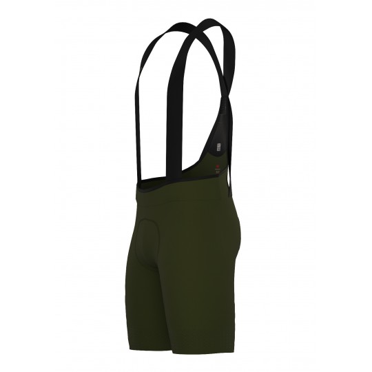 Men's Khaki Road Racer Bib Shorts | SORACYCLING