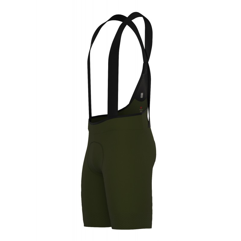 Men's Khaki Road Racer Bib Shorts | SORACYCLING