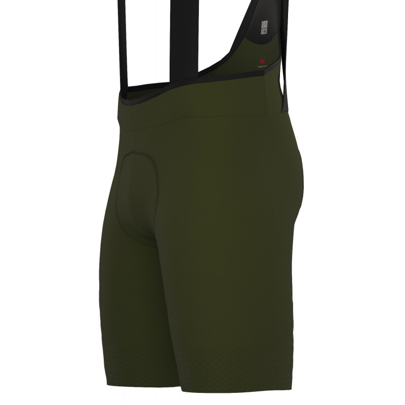 Men's Khaki Road Racer Bib Shorts | SORACYCLING