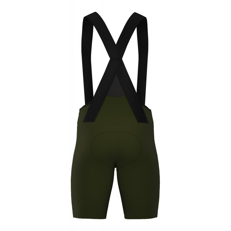 Men's Khaki Road Racer Bib Shorts | SORACYCLING