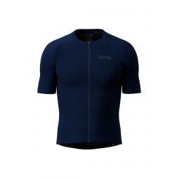 Navy Blue Climb Core Cycling Jersey | SORACYCLING