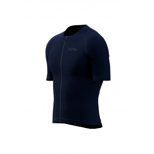 Navy Blue Climb Core Cycling Jersey | SORACYCLING