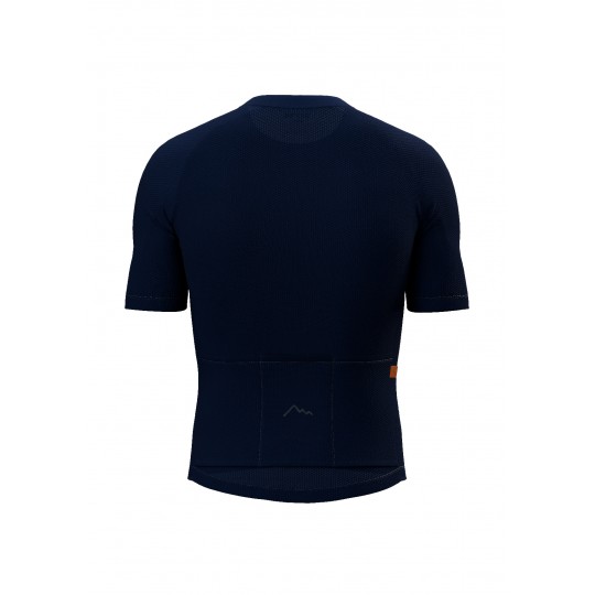 Navy Blue Climb Core Cycling Jersey | SORACYCLING