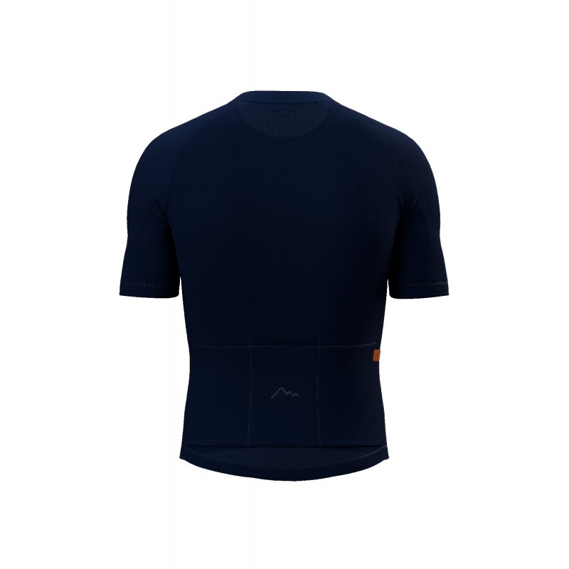 Navy Blue Climb Core Cycling Jersey | SORACYCLING