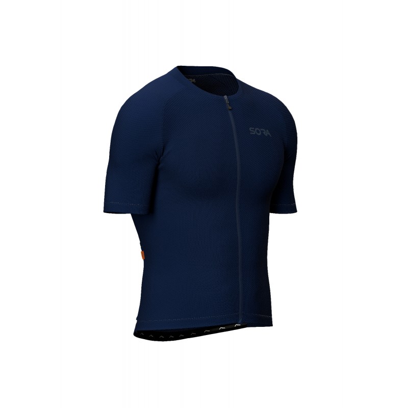 Navy Blue Climb Core Cycling Jersey | SORACYCLING