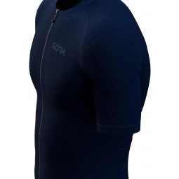 Navy Blue Climb Core Cycling Jersey | SORACYCLING