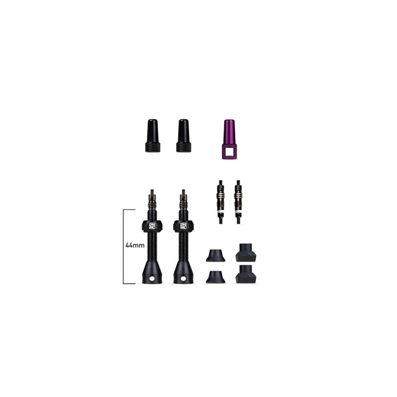 VentiliÅ³ bekameriniÅ³ komplektas Barkeeper Tubeless Valves 44mm Dynamic