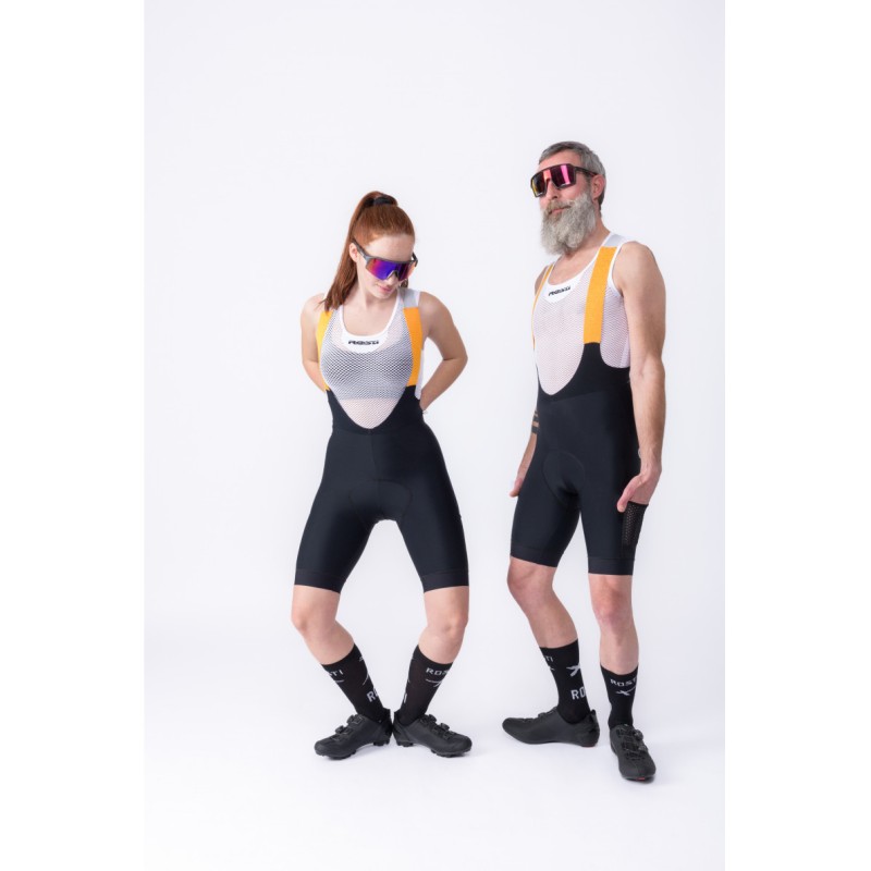 Truck Plain Summer Bib Shorts - Black | Rosti
