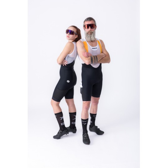 Truck Plain Summer Bib Shorts - Black | Rosti