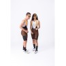Truck Plain Summer Bib Shorts - Brown | Rosti